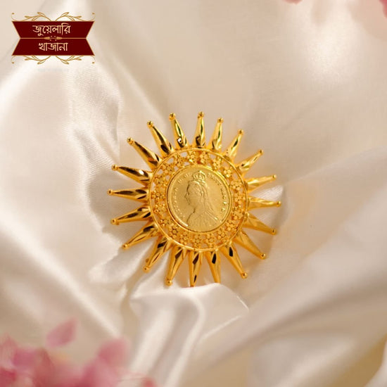 Exclusive Gold Plated Surjo Gini Finger Ring